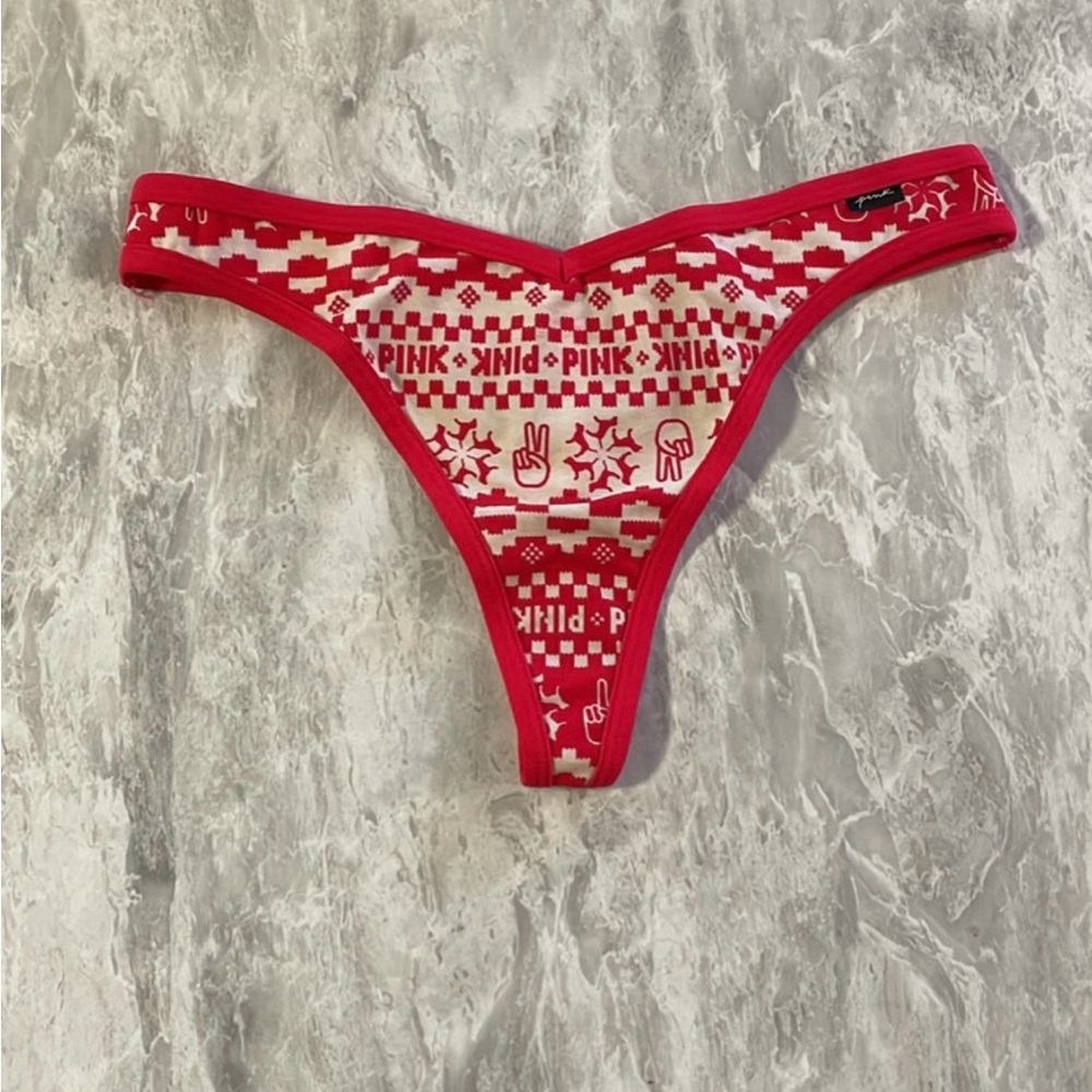 New Victorias‎ Secret Pink Panty Thong Large